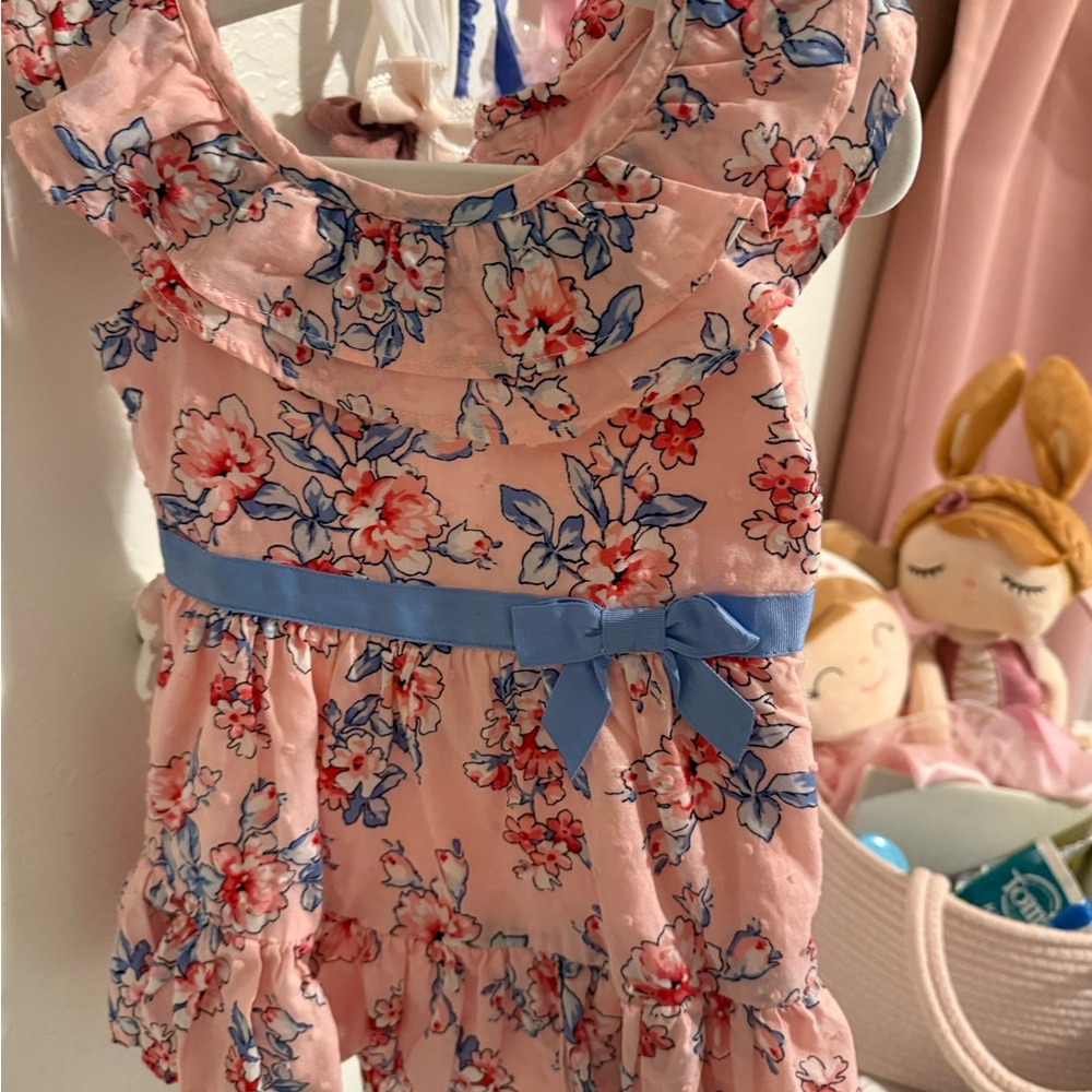 Janie and Jack Pink Floral Dress